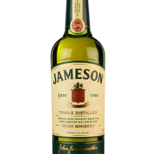 Jameson triple distilled irish whiskey