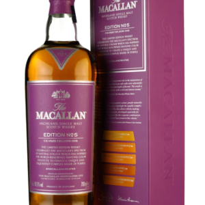 Macallan edition no 5 scotch whiskey